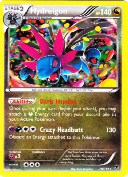 Hydreigon - Phantom Forces (Holo Rare) [PHF-74]