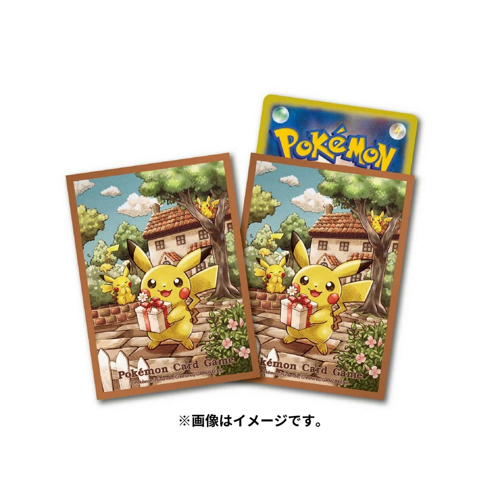 Pokémon Center Japan Individual Card Sleeve - Pikachu's Gift