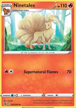 Ninetales - Fusion Strike (Uncommon) [FST-030]