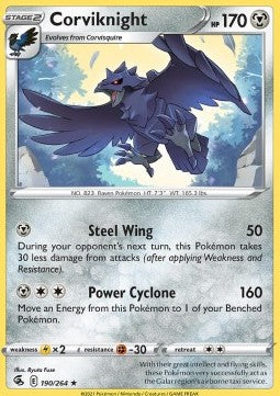 Corviknight - Fusion Strike (Rare) [FST-190]