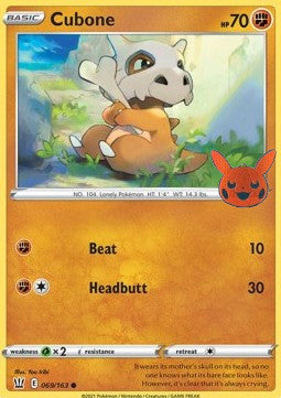 Cubone - Trick or Trade (Promo) [BOO-BST 069]
