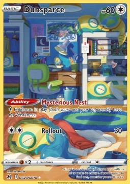 Dunsparce - Crown Zenith (Holo Rare) [CRZ-GG23]