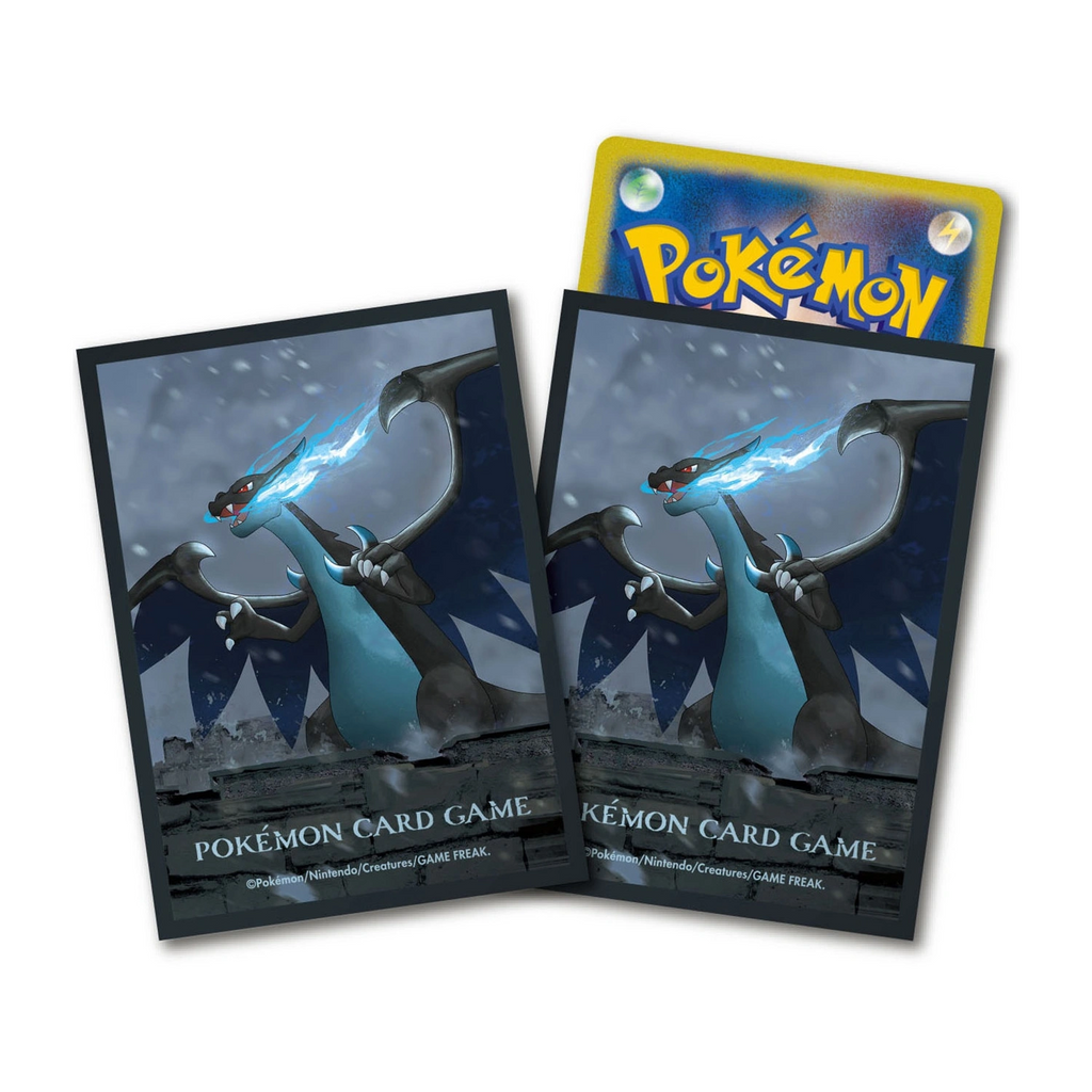 Pokémon Center Japan Individual Card Sleeve - Mega Charizard X Castle