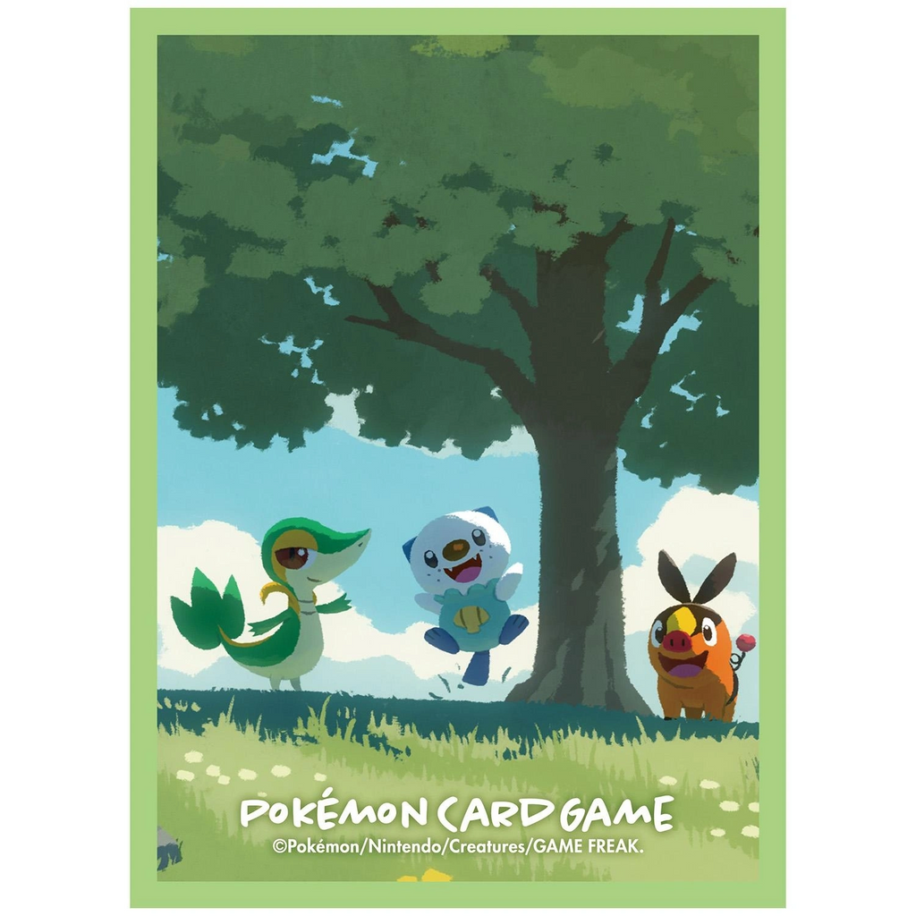 Pokémon Center Japan Individual Card Sleeve - Snivy & Oshawott & Tepig