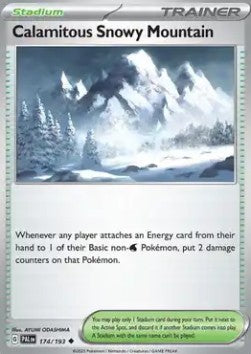 Calamitous Snowy Mountain - Paldea Evolved (Uncommon) [PAL-174]