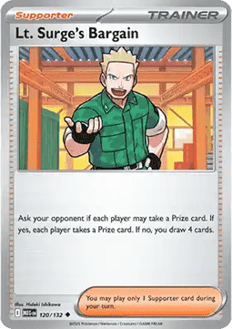 Lt. Surge's Bargain - Mega Evolution (Uncommon) [MEG-120]