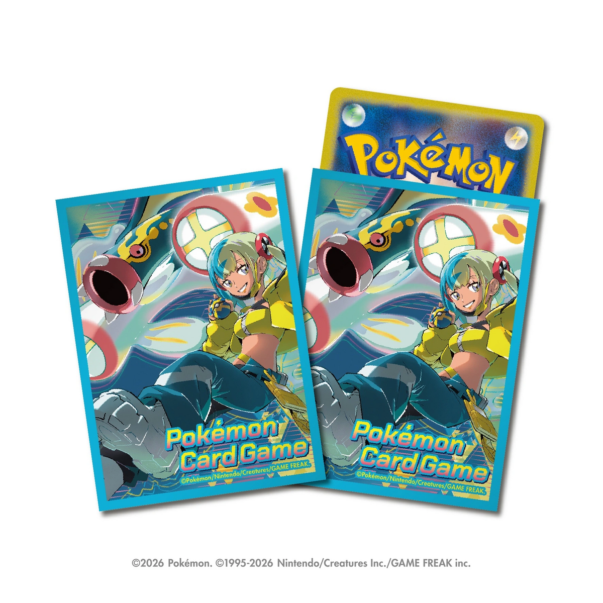 Pokémon Center Japan Einzelne Kartenhülle - Kanari & Mega-Zebritz