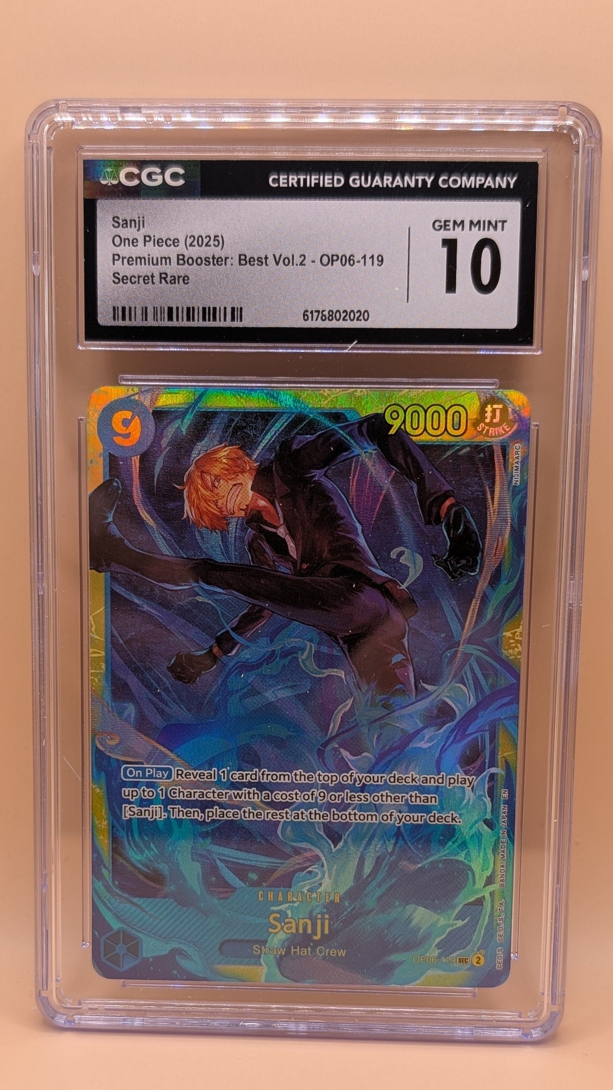 Sanji (OP06-119) (V.1) - The Best Vol.2 (Secret Rare) [PRB02-OP06-119]