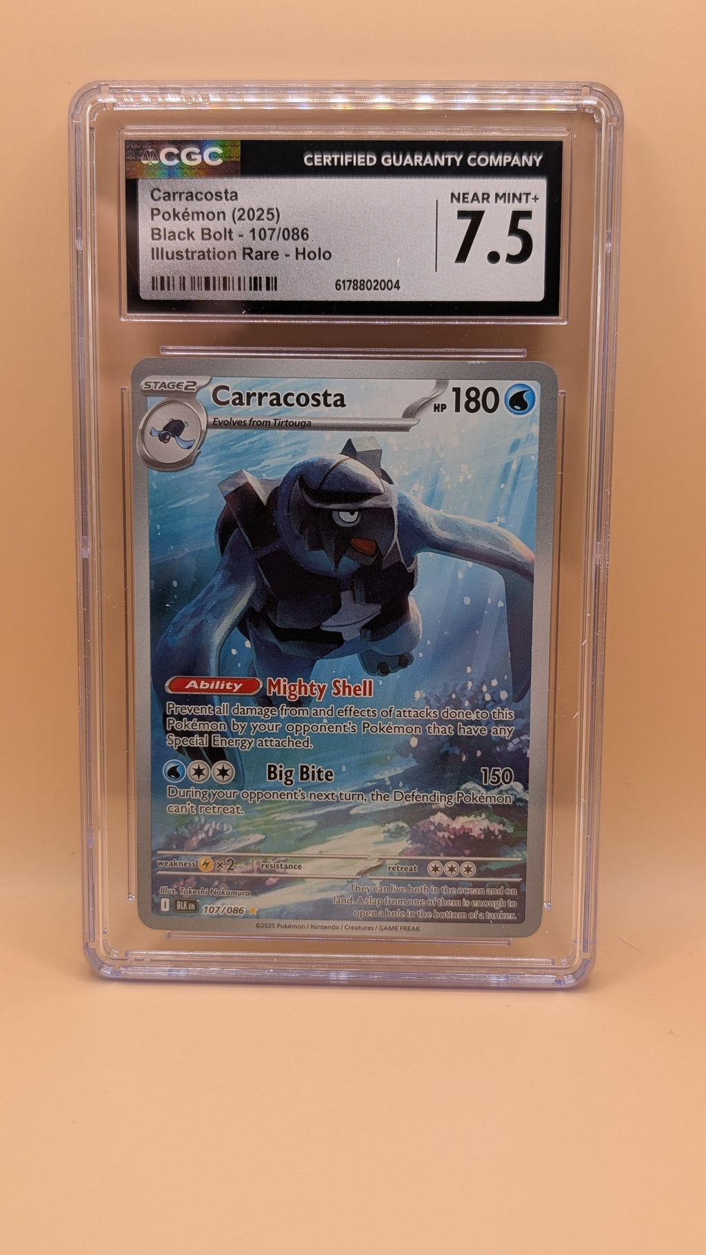 Carracosta - Black Bolt (Illustration Rare) [BLK-107]
