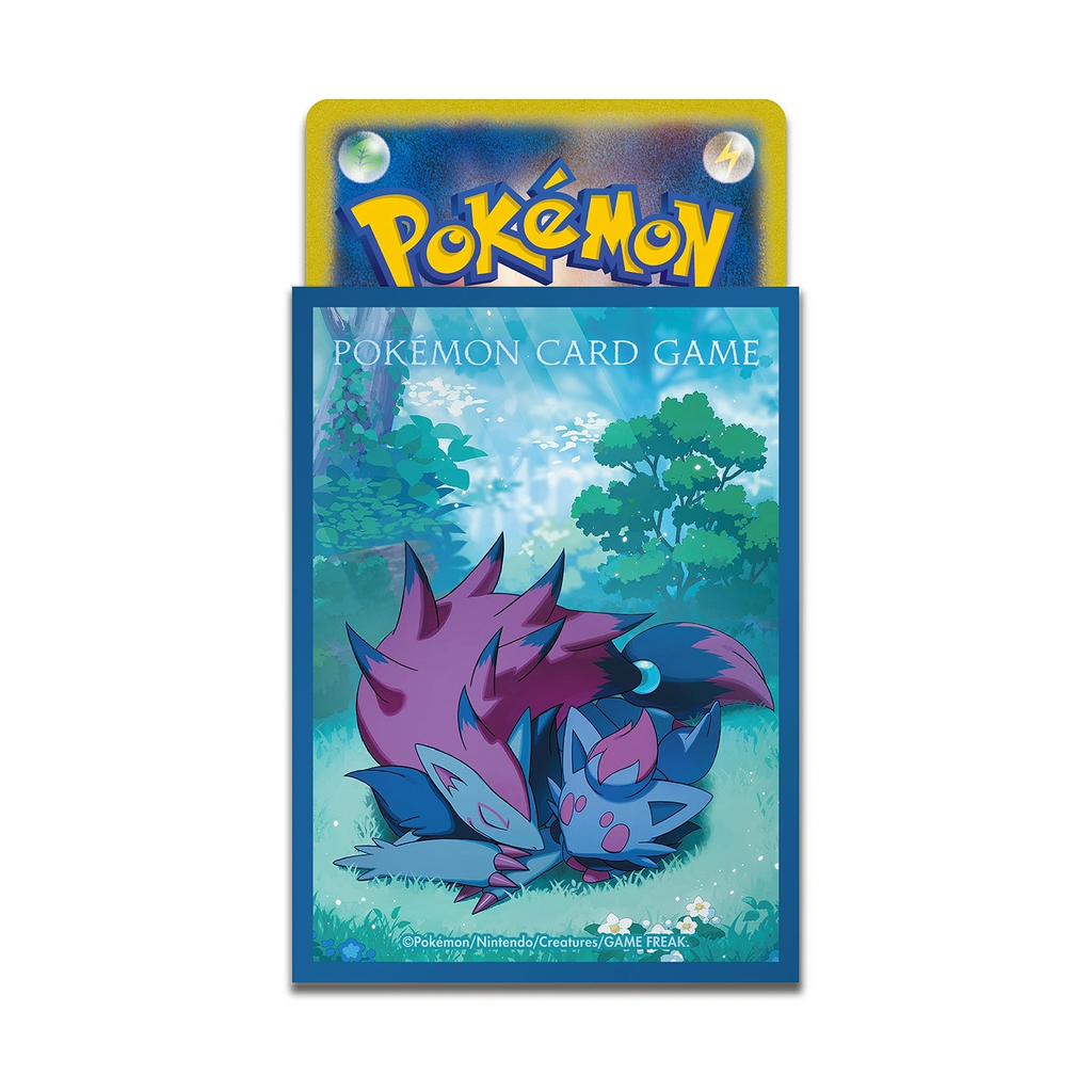 Pokémon Center Japan Einzelne Kartenhüllen - Zorua & Zoroark Gute Nacht