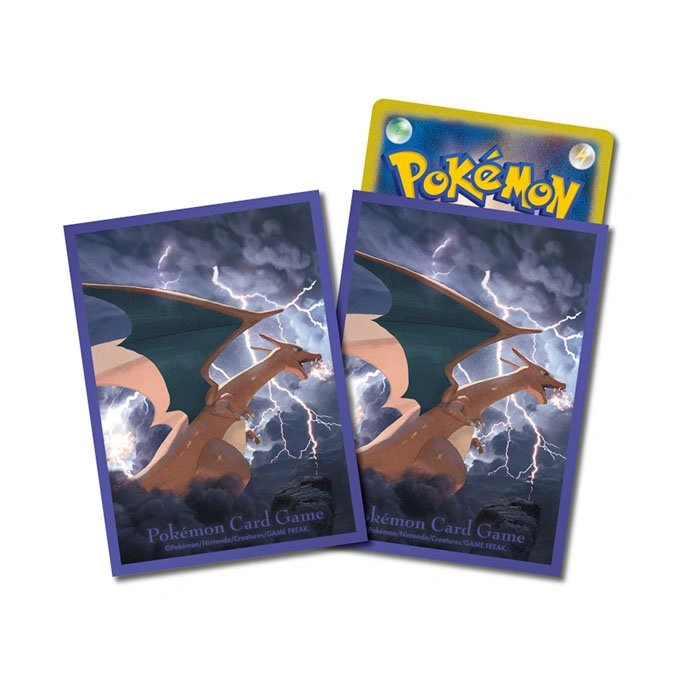 Pokémon Center Japan Einzelne Kartenhülle - Fliegendes Glurak