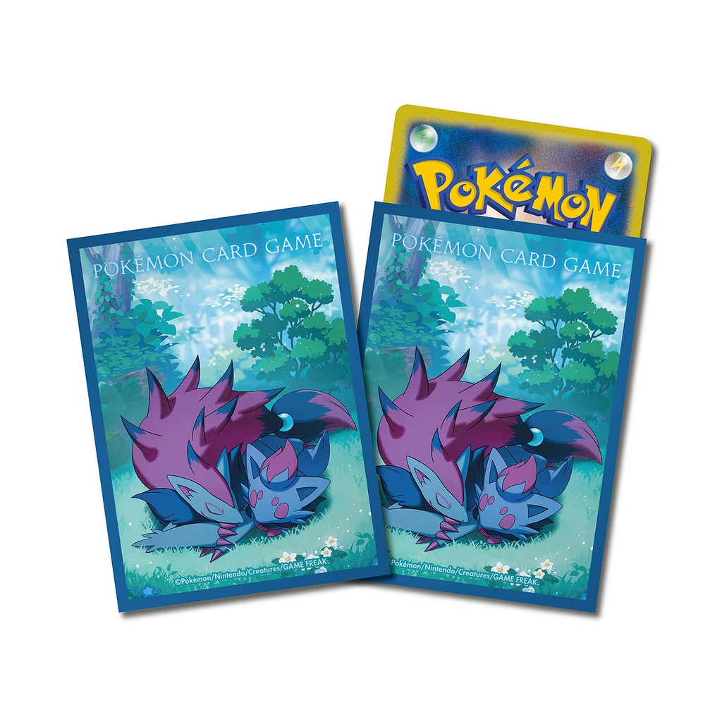 Pokémon Center Japan Einzelne Kartenhüllen - Zorua & Zoroark Gute Nacht