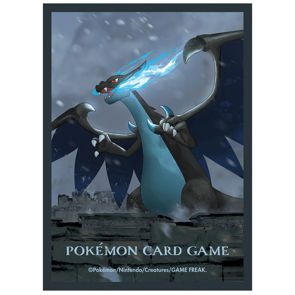 Pokémon Center Japan Individual Card Sleeve - Mega Charizard X Castle